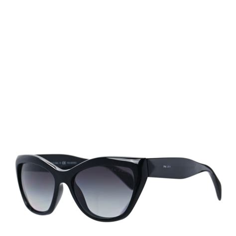 prada sunglasses spr02q|PRADA Acetate Poeme Sunglasses SPR 02Q Black.